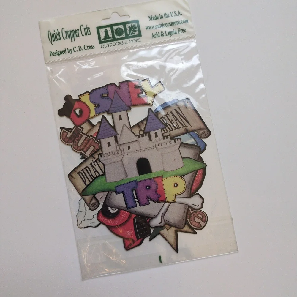Vtg Sandylion Disney Scrapbook Stickers & Die Cut Lot‎ Mickey Minnie Goofy Trip